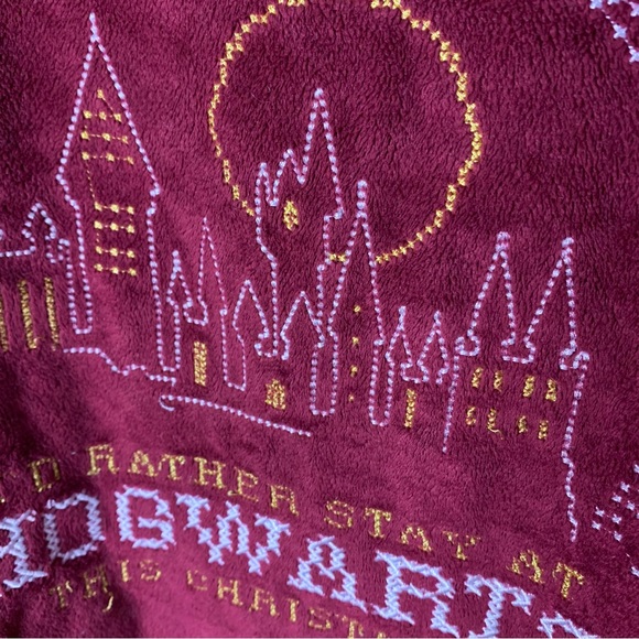 Harry Potter Embroidered Fleece Nightgown - Picture 4 of 15